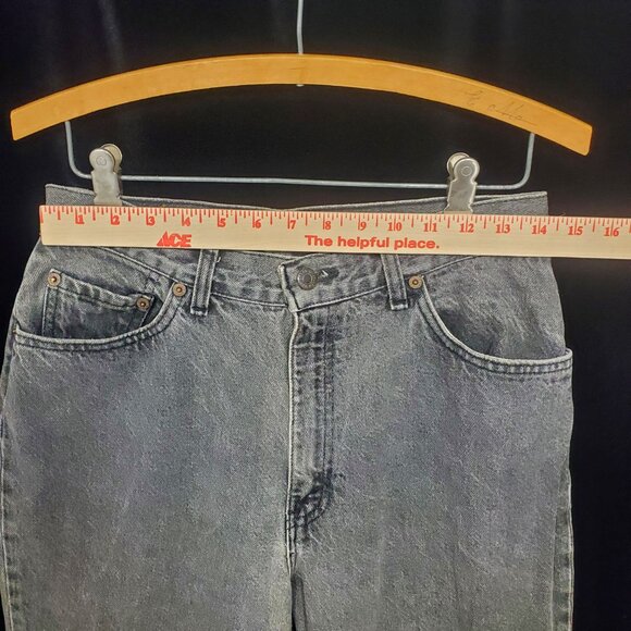 RARE 1987 Levi Strauss 17505 -1158 Faded Black Hi-Waist Mom Jeans SZ15 (31.5/29) - Picture 4 of 16